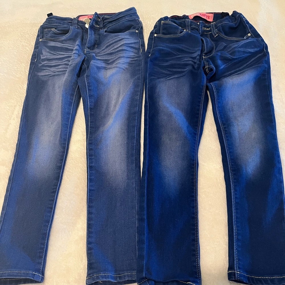 Blue Denim Jeans Set
